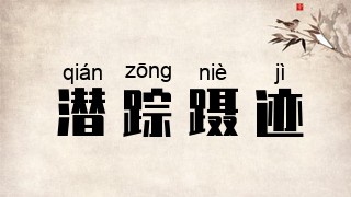 潜踪蹑迹