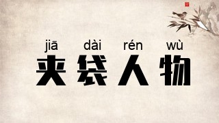 夹袋人物