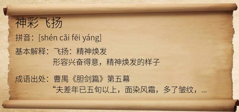 神彩飞扬