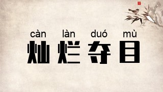 灿烂夺目