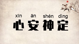 心安神定