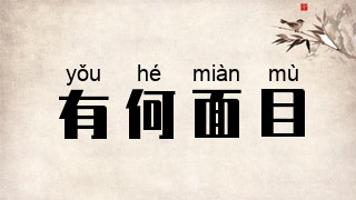 有何面目