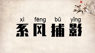 系风捕影