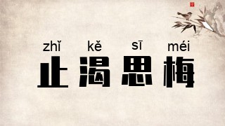 止渴思梅