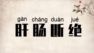 肝肠断绝