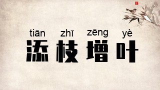 添枝增叶