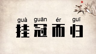 挂冠而归