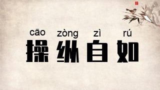 操纵自如