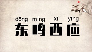 东鸣西应