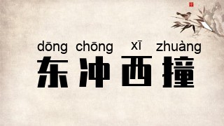 东冲西撞
