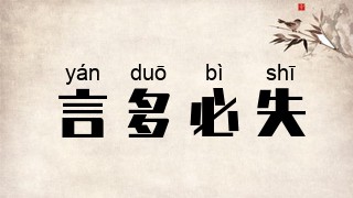 言多必失