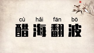 醋海翻波