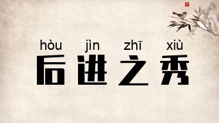 后进之秀