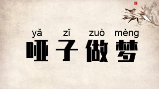 哑子做梦