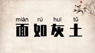 面如灰土