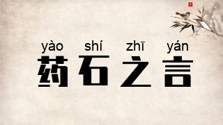 药石之言
