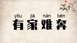 有家难奔