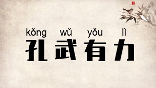 孔武有力