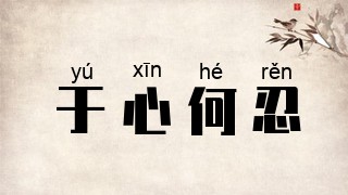 于心何忍