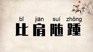 比肩随踵