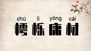 樗栎庸材