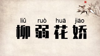 柳弱花娇