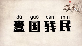 蠹国残民