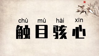 触目骇心