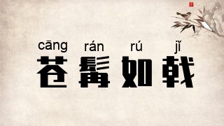 苍髯如戟