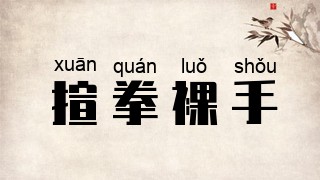 揎拳裸手