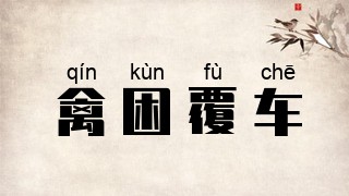 禽困覆车