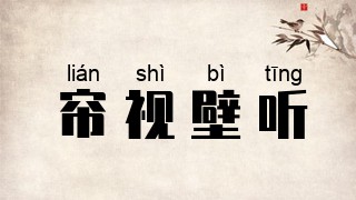 帘视壁听