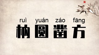 枘圆凿方