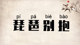 琵琶别抱