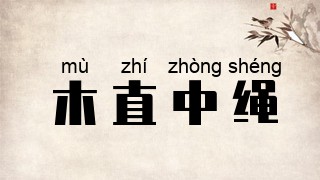 木直中绳
