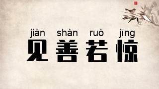 见善若惊