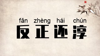 反正还淳