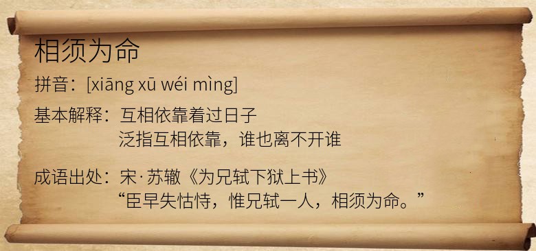 相须为命