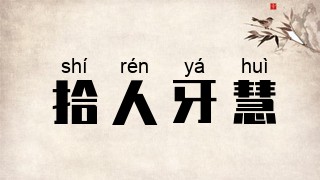拾人牙慧