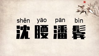 沈腰潘鬓