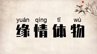缘情体物