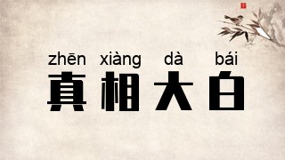 真相大白