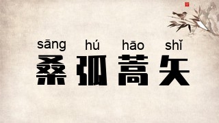 桑弧蒿矢