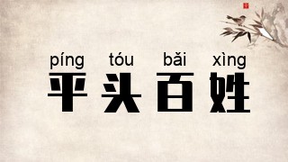 平头百姓