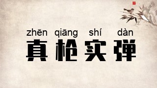 真枪实弹