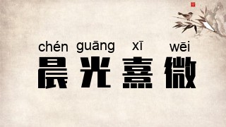 晨光熹微