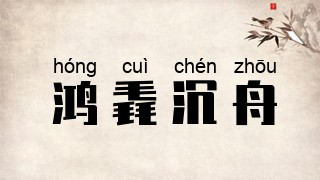 鸿毳沉舟