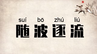 随波逐流