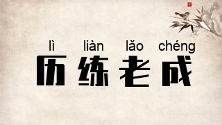 历练老成