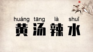 黄汤辣水